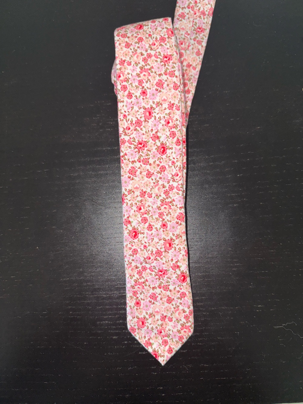 Express Pink Floral Necktie